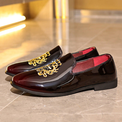 Men's Embroidered Loafers