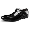 Business Square Toe Leather Shoes