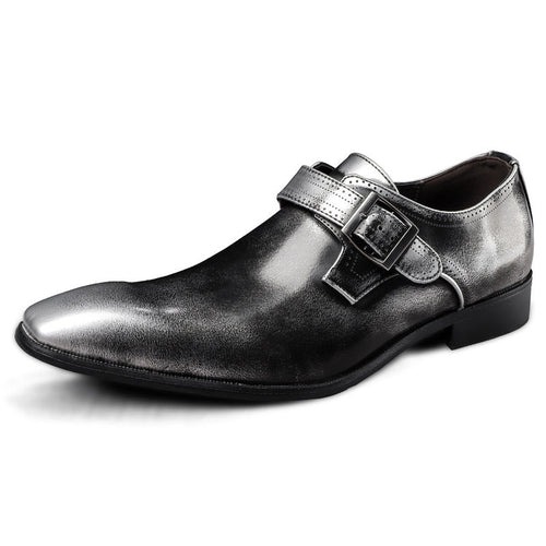 Business Square Toe Leather Shoes