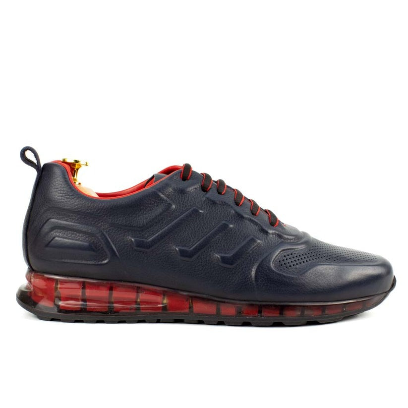 Black Patent Leather Sneakers | Platform High Sole