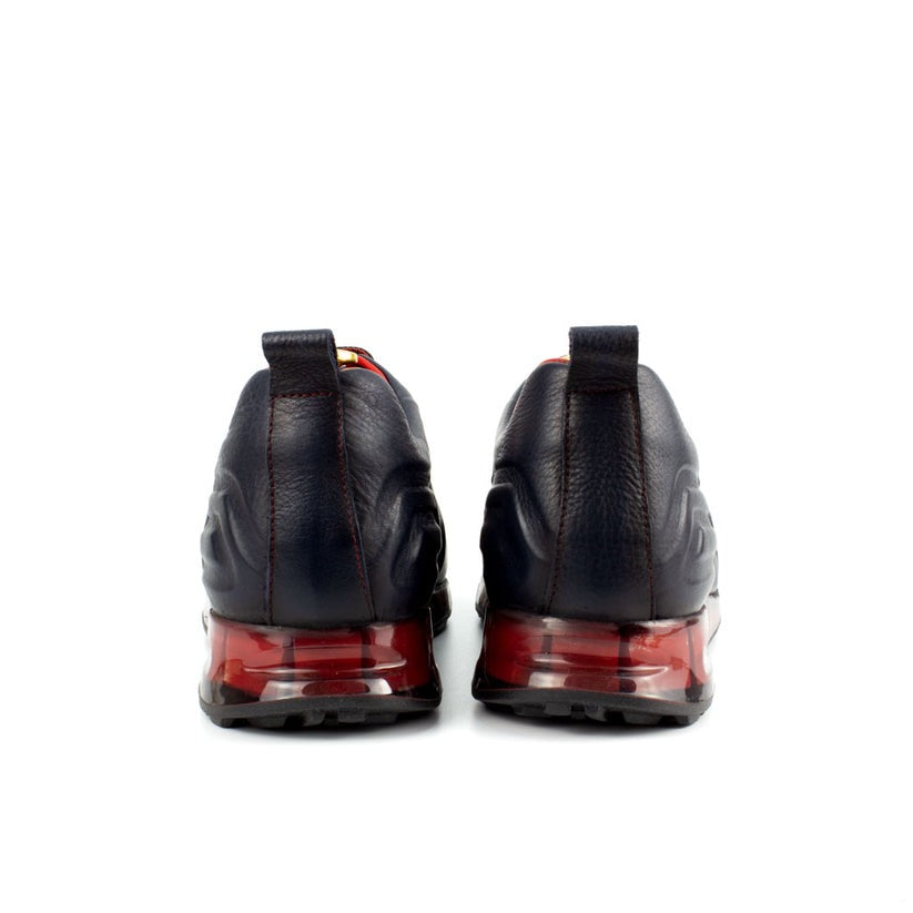 Black Patent Leather Sneakers | Platform High Sole