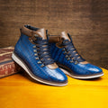 Handcrafted Western Cowboy Boots Crocodile Leather