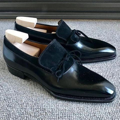Black Suede Leather Shoes
