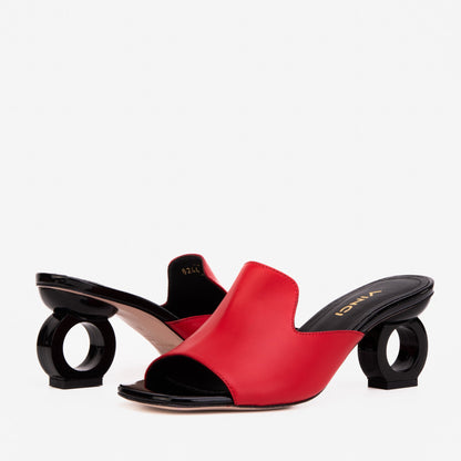The Tory Silver Leather Women Sandal