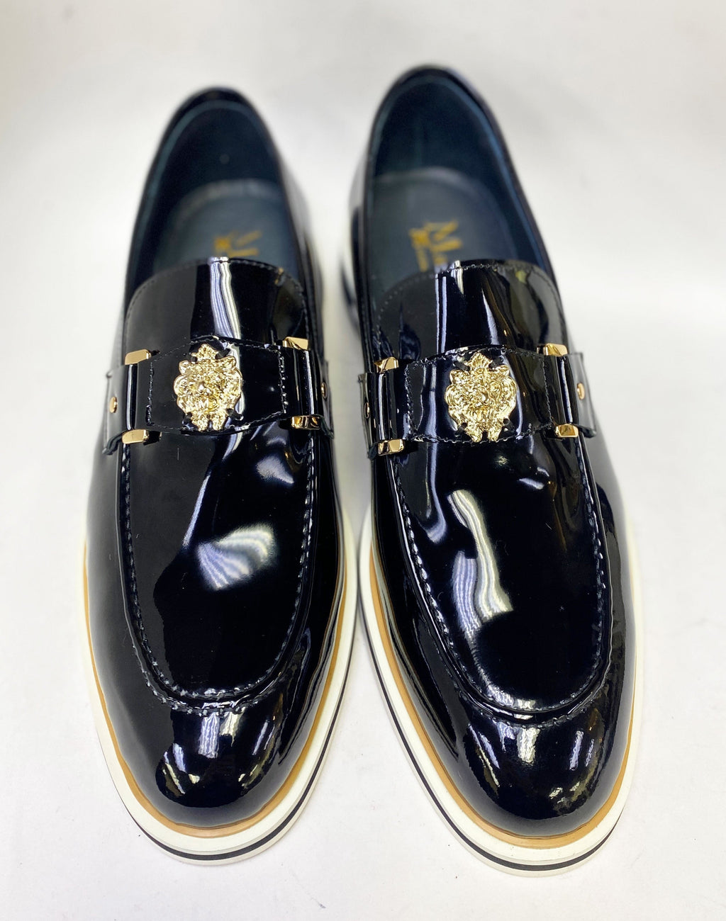 Goldtone Medusa new slip-on Loafers