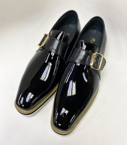 Gorgeous Patent Leather Slip on Monkstrap