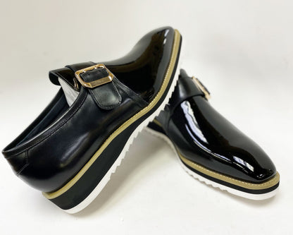 Gorgeous Patent Leather Slip on Monkstrap