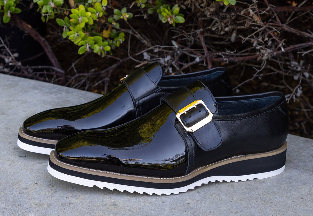 Gorgeous Patent Leather Slip on Monkstrap