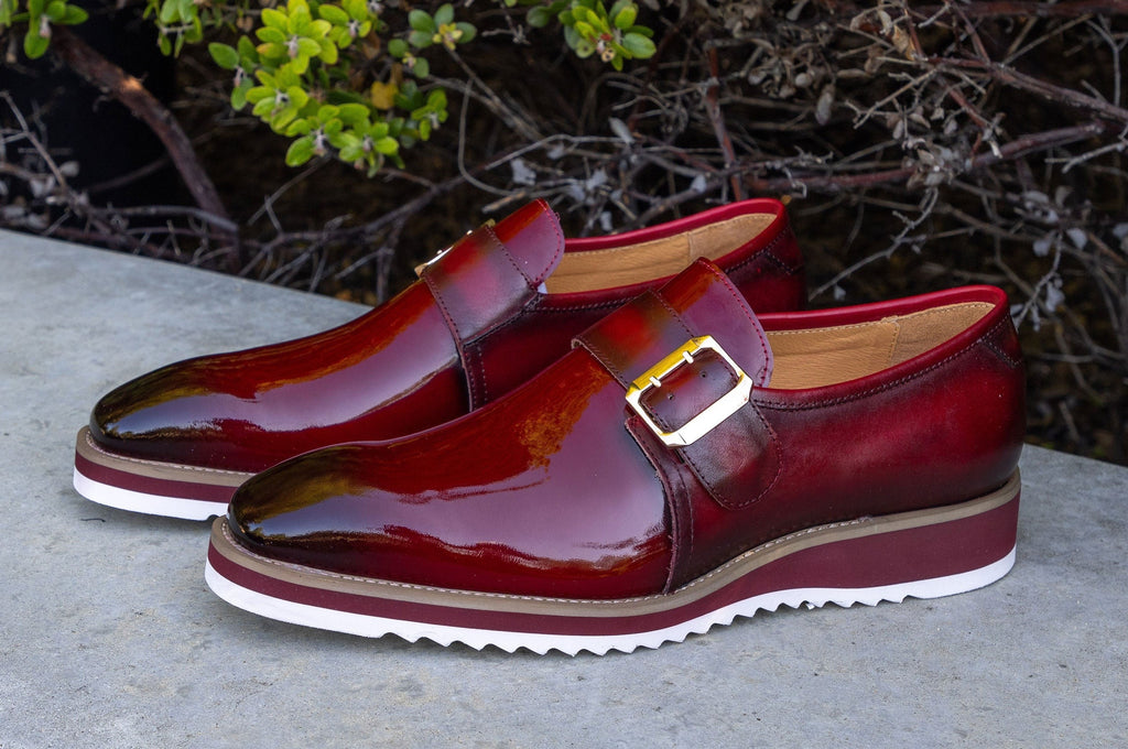 Gorgeous Patent Leather Slip on Monkstrap