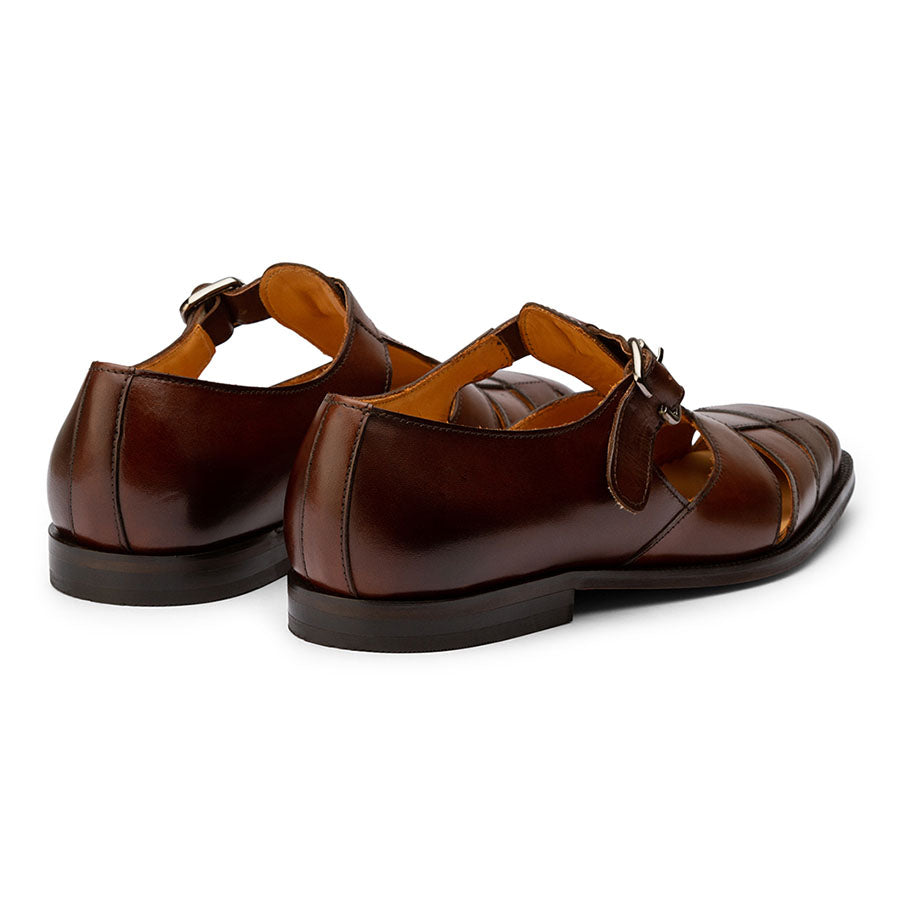 Brown Roman Sandals