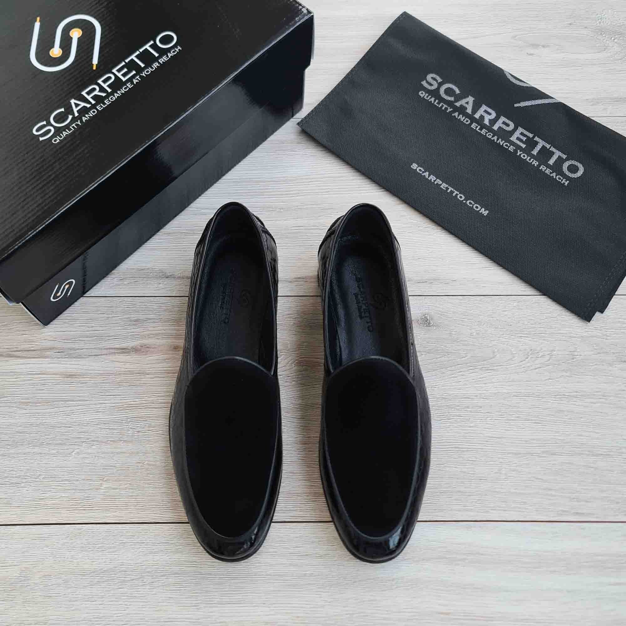 Men's Patent Suede Leather Loafers