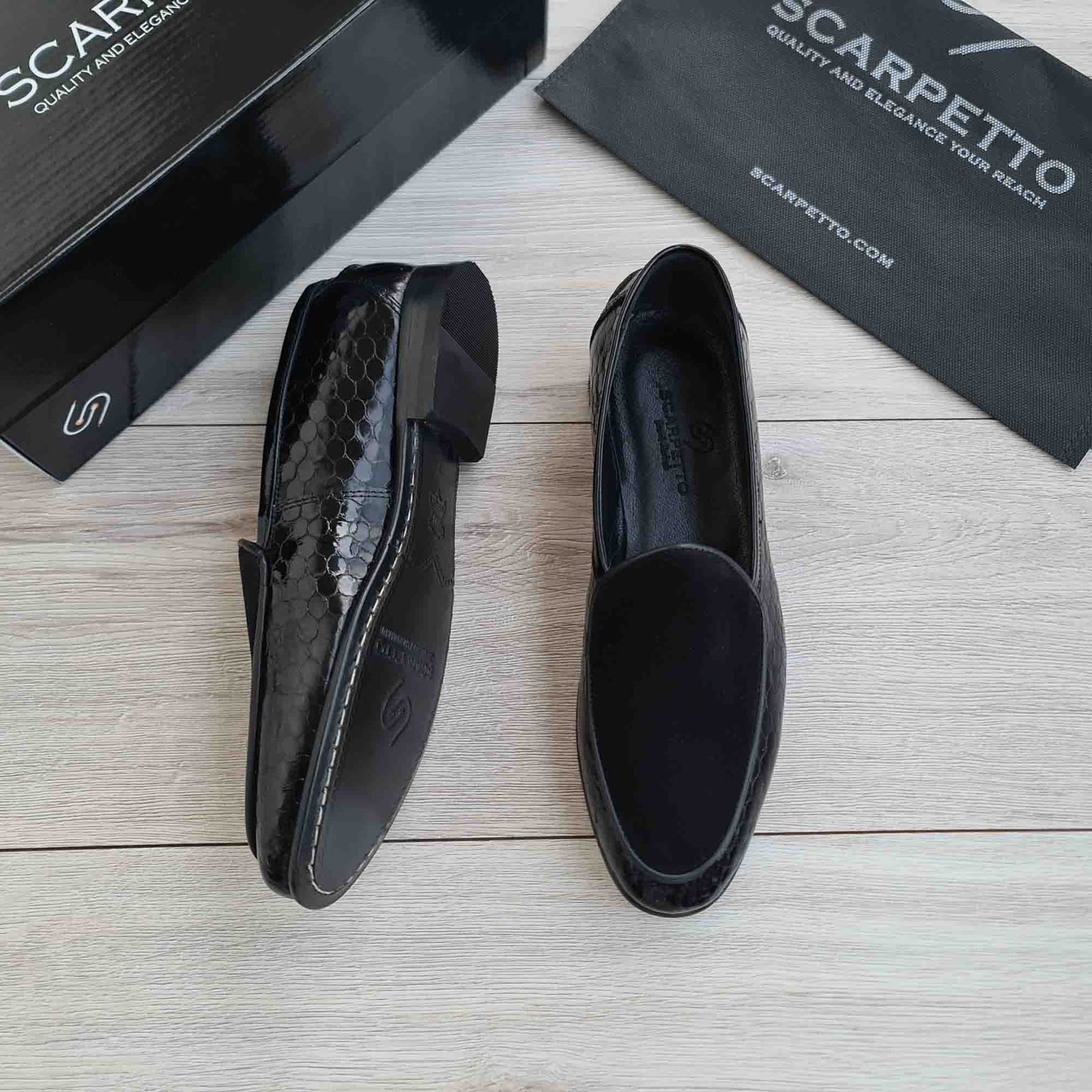 Men's Patent Suede Leather Loafers
