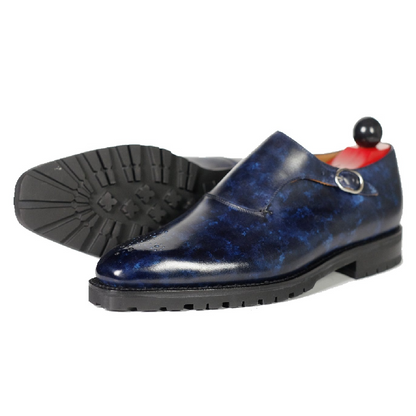 Navy Blue Formal Dress Monks