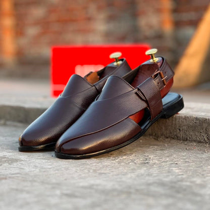 Brown/Black Cow Leather Narozi