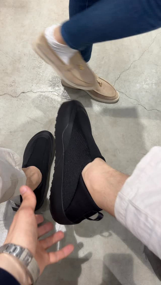 Black Simple Comfortable Casual Slippers