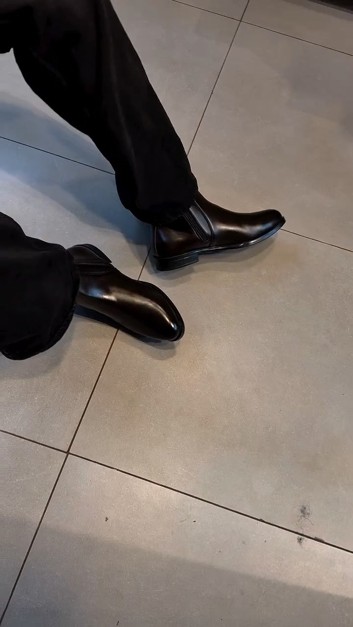 Men's Double-button Monk Dress Business Leather Shoes