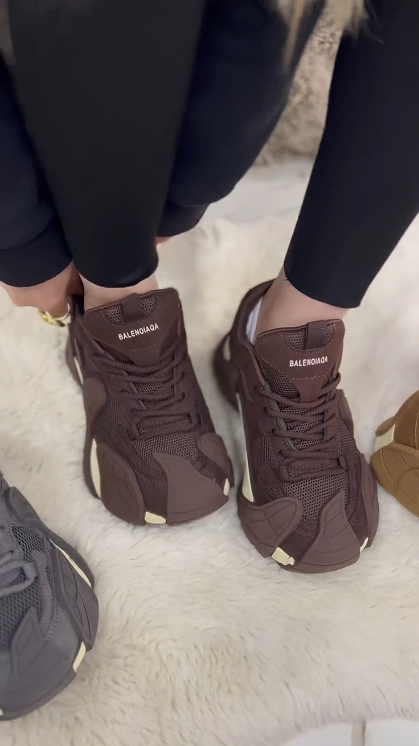 Women's Retro-style Platform Running Shoes