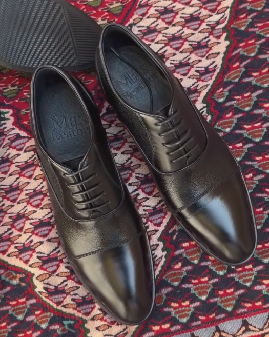 Men's Three-connector Oxford Lace-up Shoes