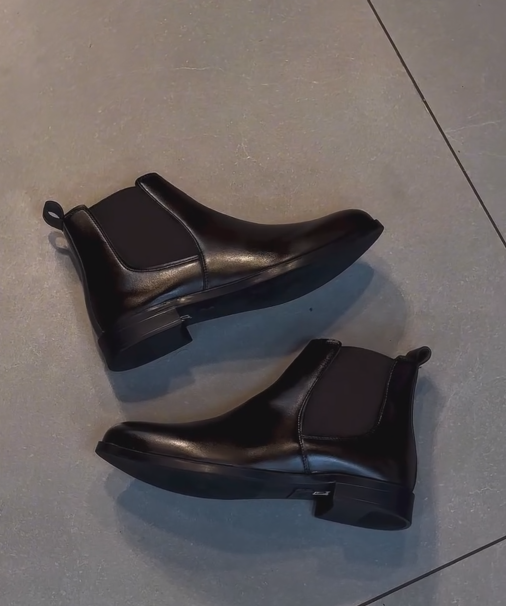 Men's Double-button Monk Dress Business Leather Shoes