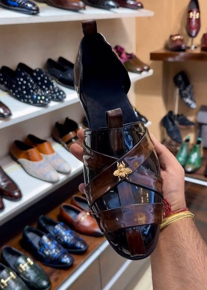 Classic Patina Patent finish Sandals(Last 3 days of limited time discount)