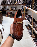 COBRA SCALED MOCCASINS