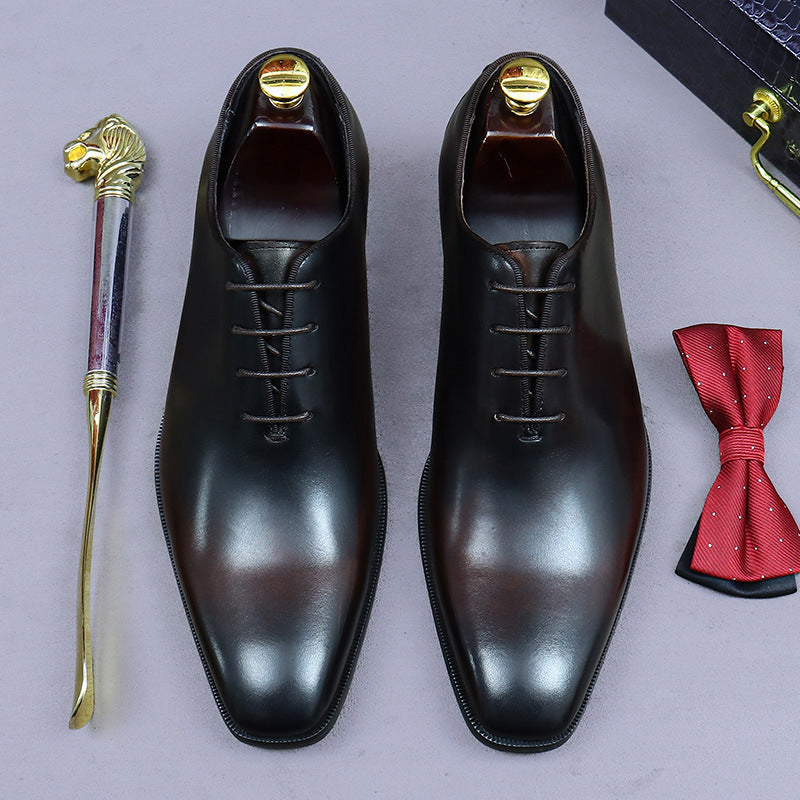 Formal Oxford Dress Shoes Black - Lace Up Luxury Business Wedding Shoes