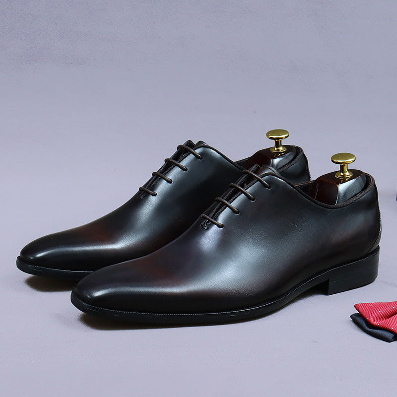 Formal Oxford Dress Shoes Black - Lace Up Luxury Business Wedding Shoes