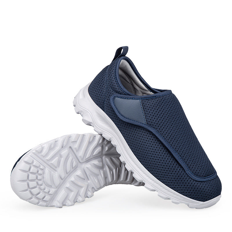Slip On Walking Shoes Black - Breathable Mesh Lightweight Comfort Sneakers