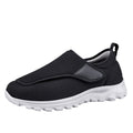 Slip On Walking Shoes Black - Breathable Mesh Lightweight Comfort Sneakers