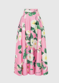 Fab Pink Floral Elegant Skirt