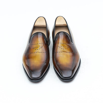 Wholecut Loafer and laser pattern