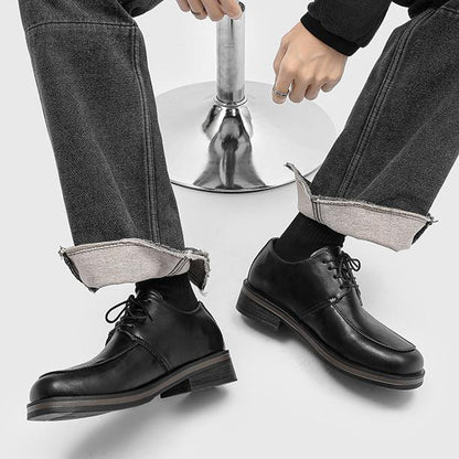 Verdancer Men's Chunky Derby Dress Shoes