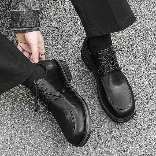 Verdancer Men's Chunky Derby Dress Shoes