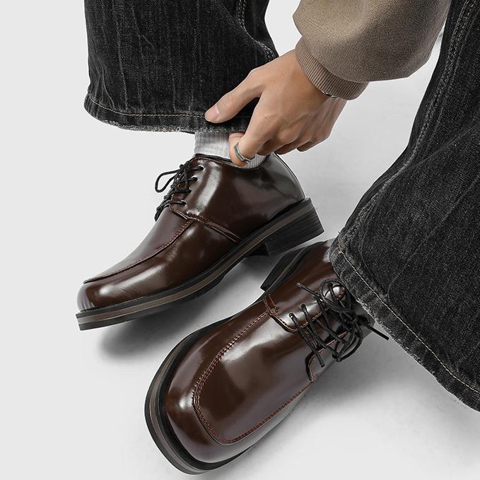 Verdancer Men's Chunky Derby Dress Shoes