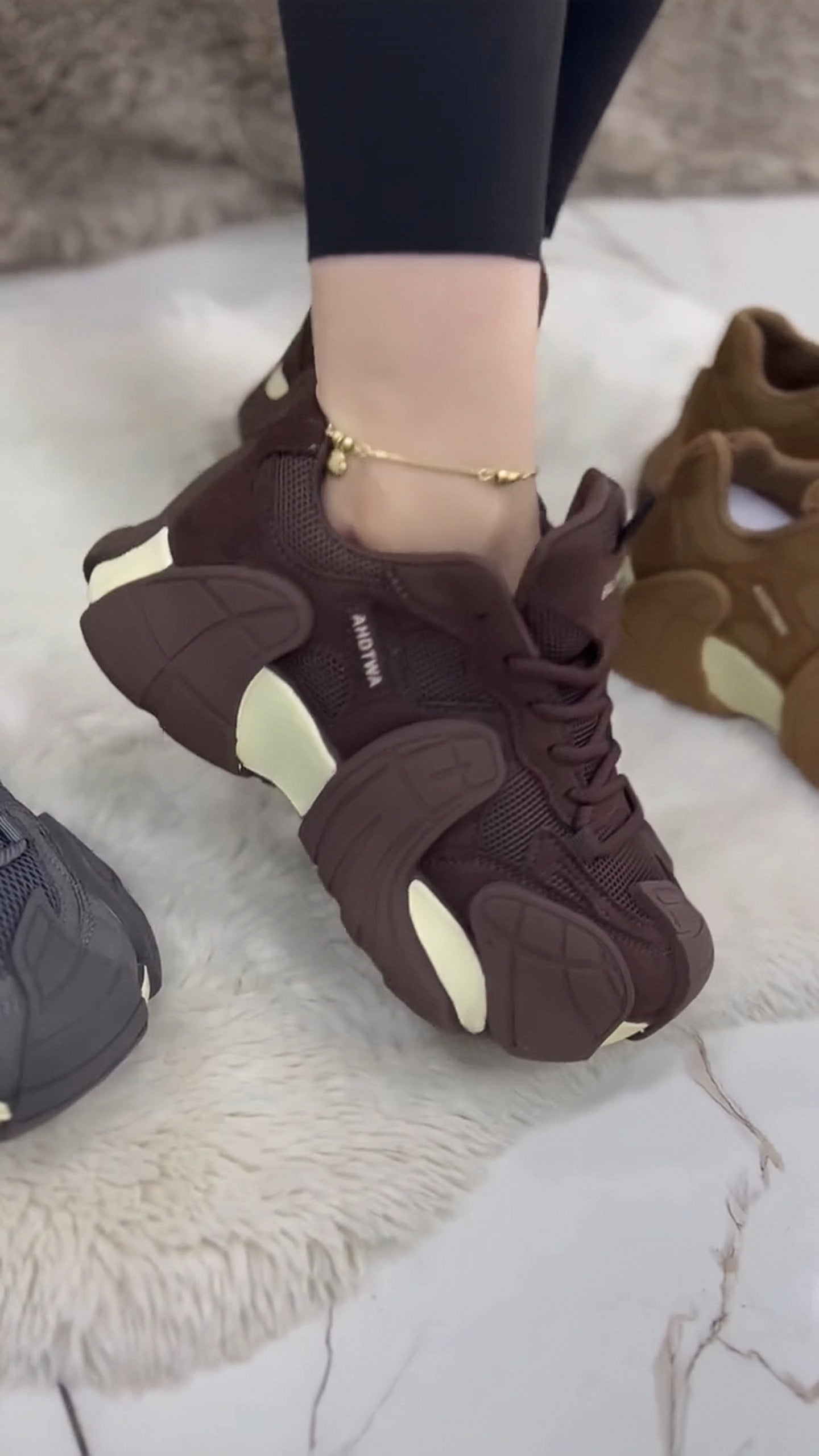 Women's Retro-style Platform Running Shoes