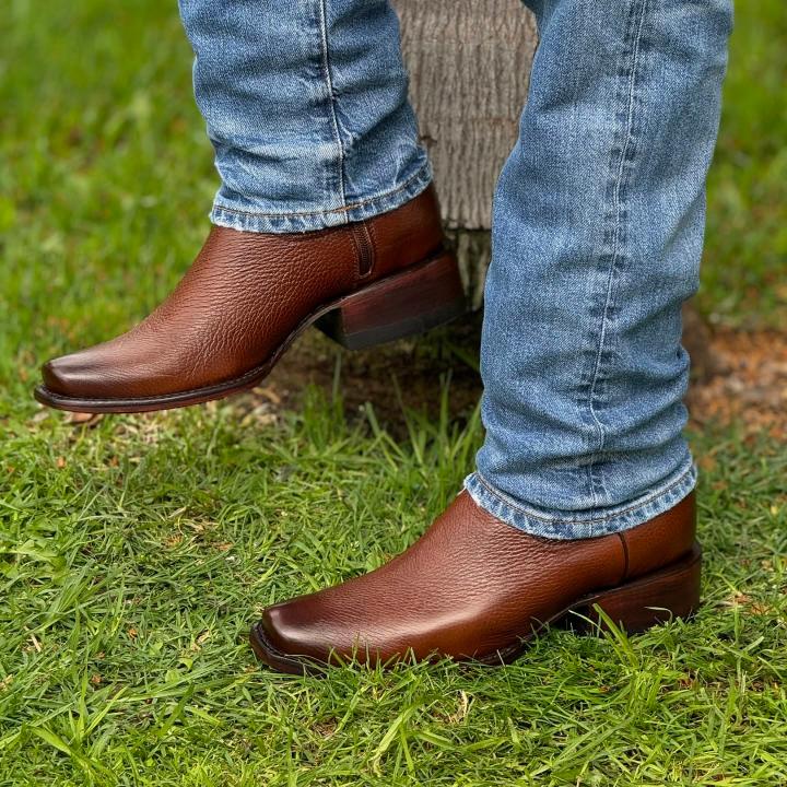 Original Deerskin  Zipper Cowboy Boots