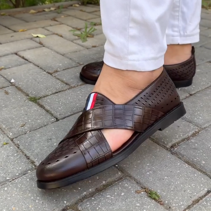 Men's Classic Casual Cowhide Sandals