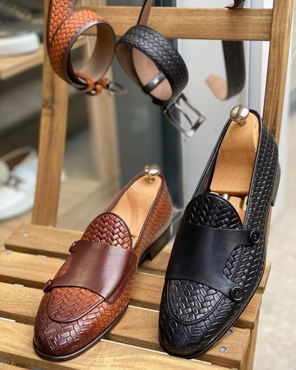 Pure Leather Handmade Shoes-139