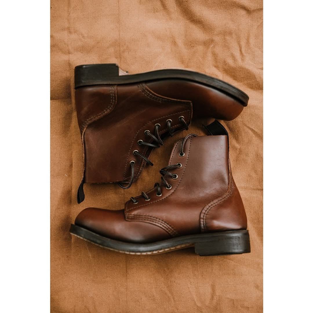 Men's Classic Leather Lace-Up Combat Army Boots