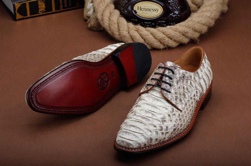 Business Snakeskin Shoes/Casual Python Skin Shoes for Men