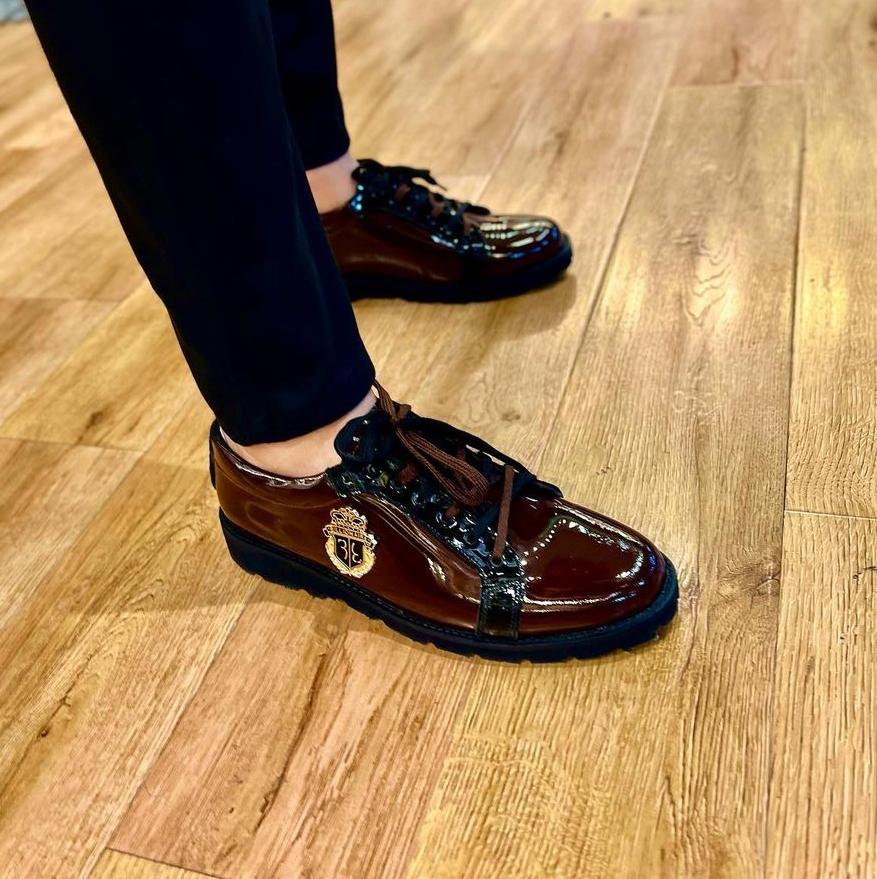 Patent Leather Business Trend Men's Shoes