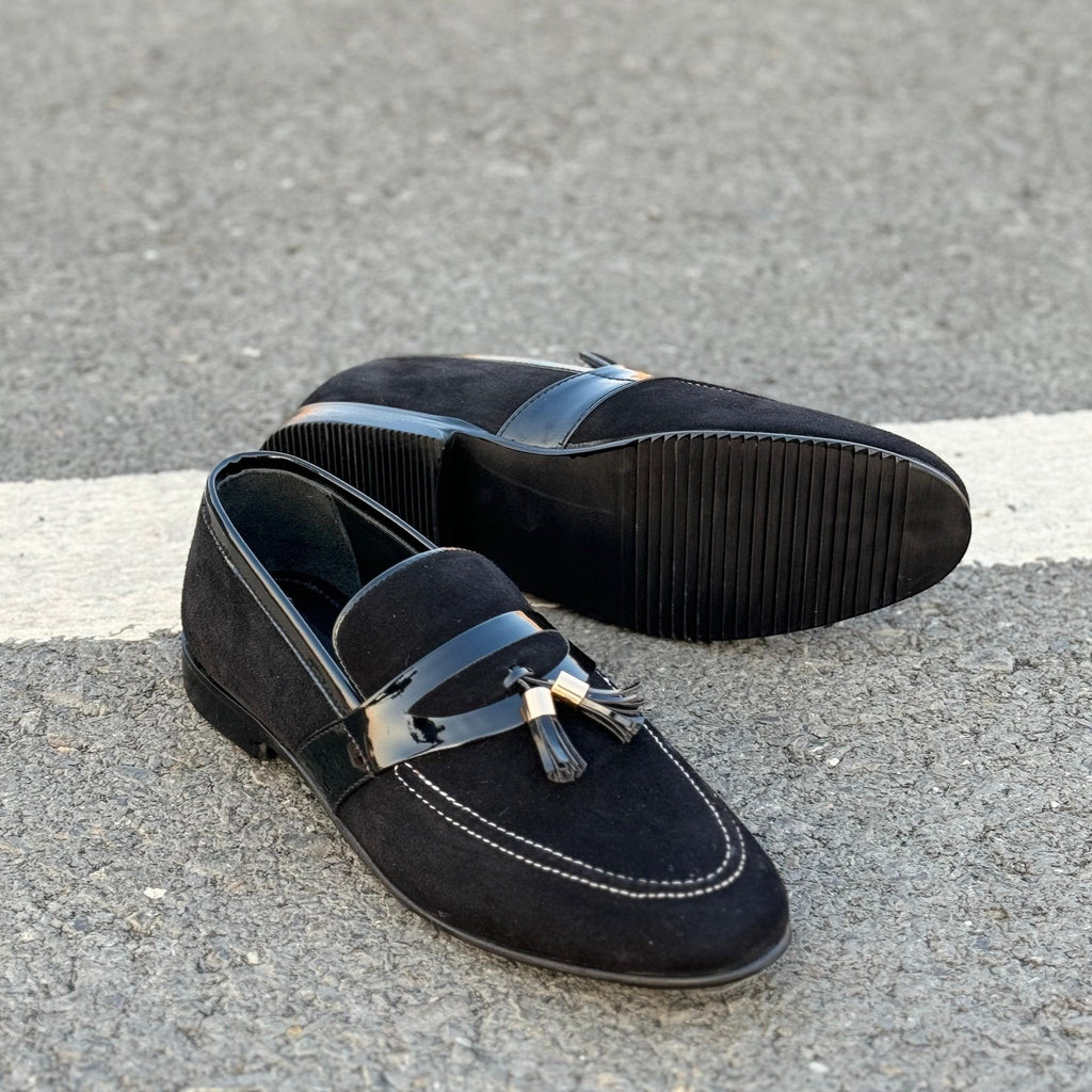 The Brocks Tussel Loafer- 2454 Black