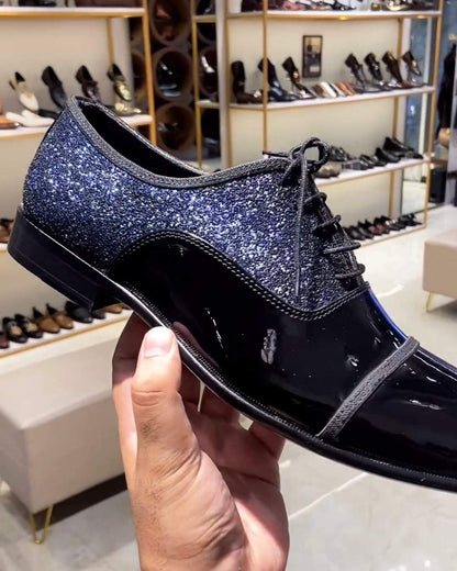 Luxe Tuxedo Cap Toe Oxfords