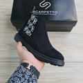 Paris Men's Genuine Suede Leather Boots