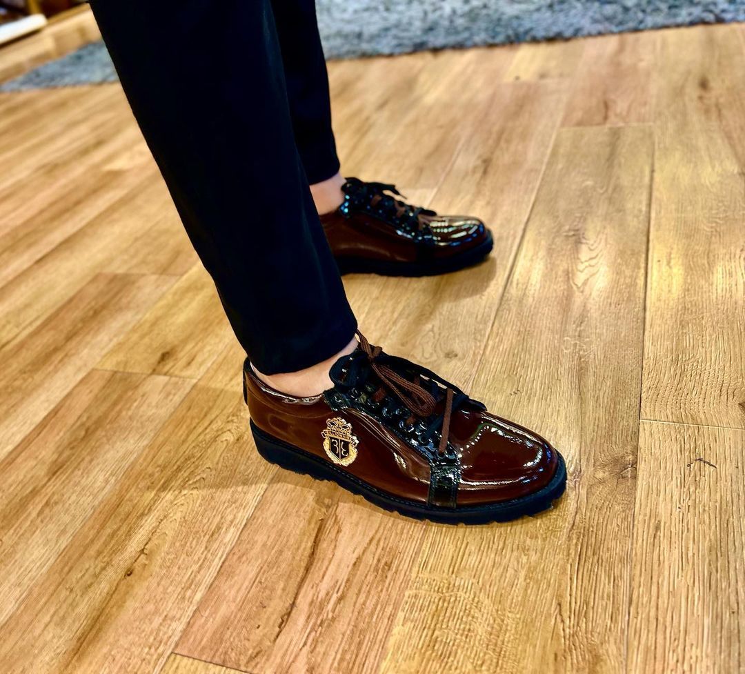Patent Leather Business Trend Men's Shoes