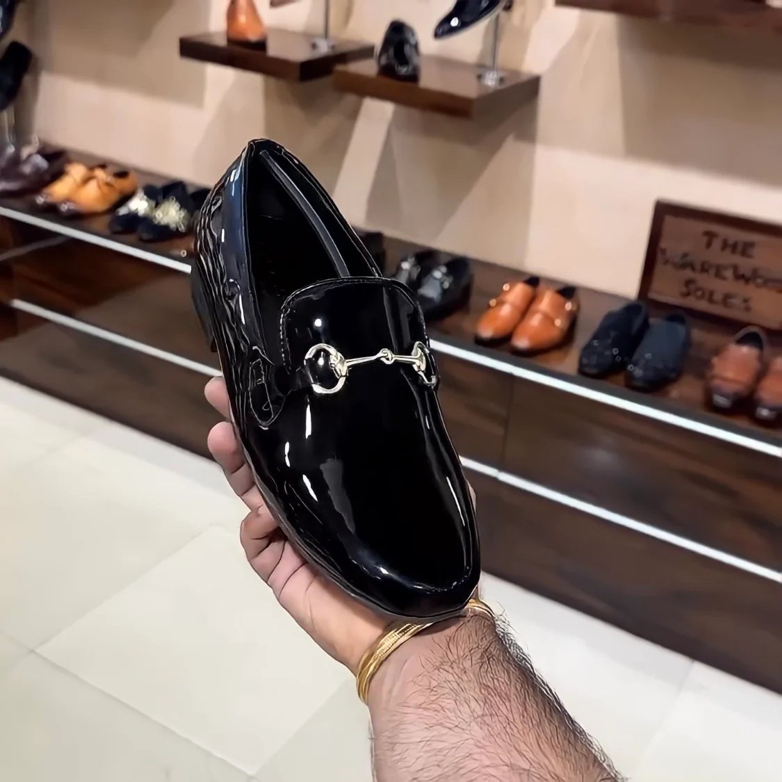 Luxe Edition Patent Tux Moccasins