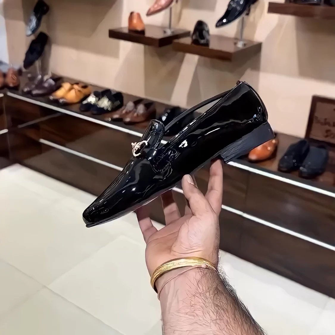 Luxe Edition Patent Tux Moccasins