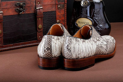 Business Snakeskin Shoes/Casual Python Skin Shoes for Men