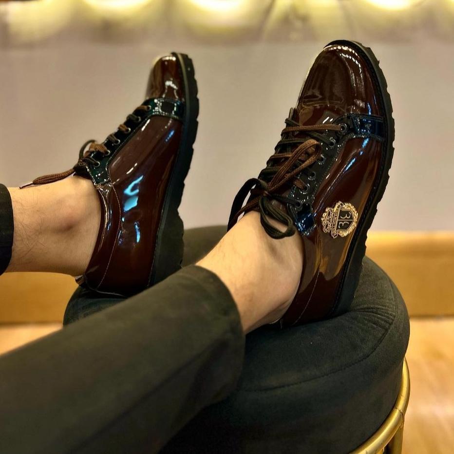 Patent Leather Business Trend Men's Shoes