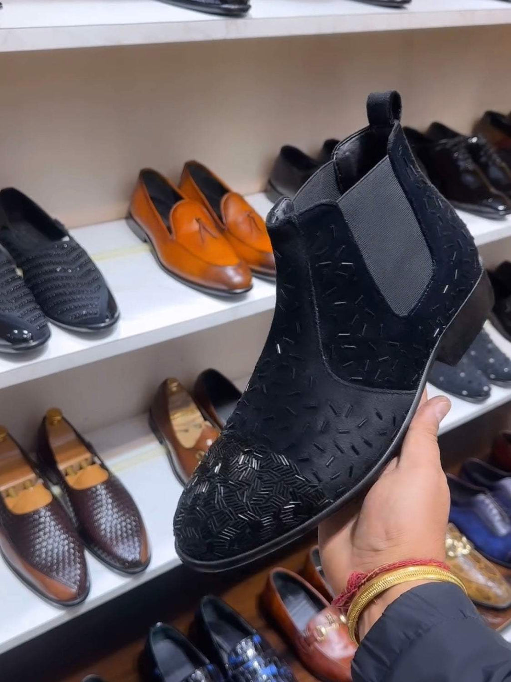 Pure Italian Suede Chelsea Boots